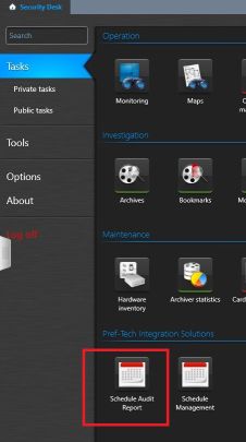 Schedule Audit Report